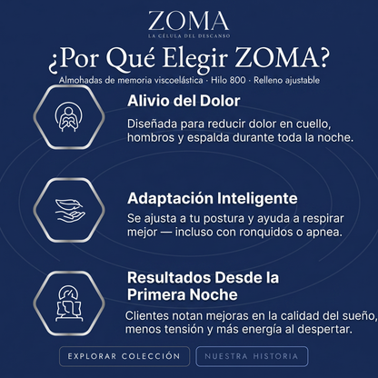 ZOMA™ - ALMOHADA CERVICAL